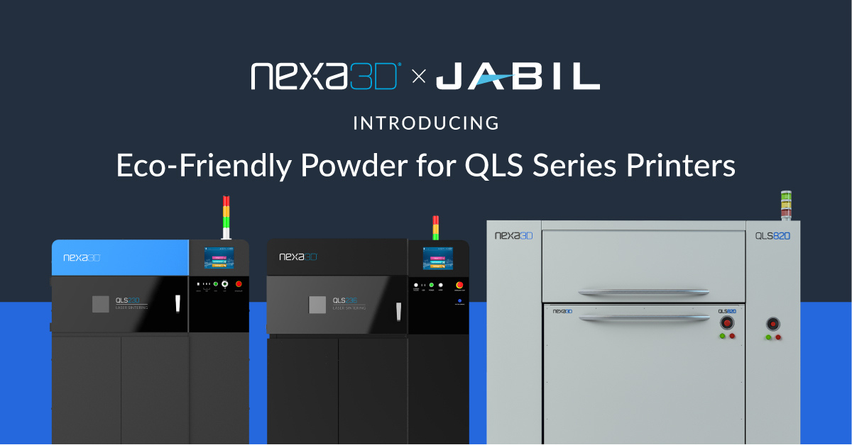 Nexa3D通过将Jabil PK 5000添加到其SLS粉末组合中来扩展其环保材料