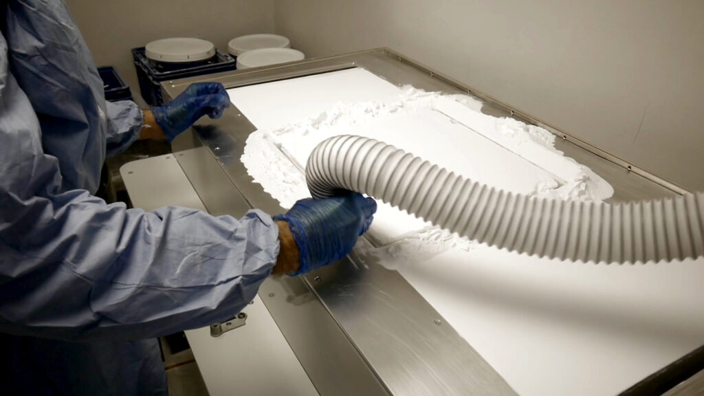 With Nexa3D, JawsTec completely eliminated sintering powder waste.